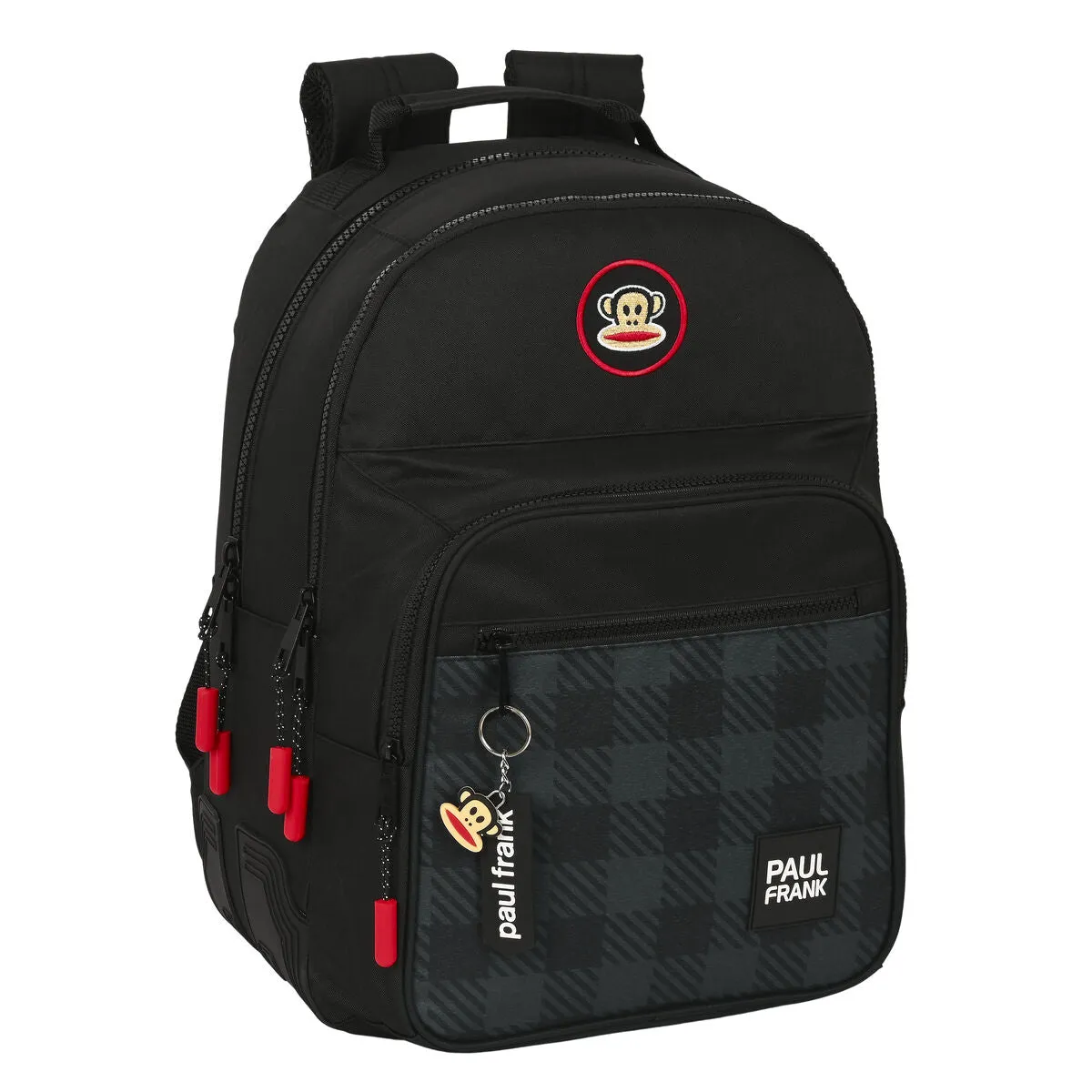 School Bag Paul Frank Campers Black (32 x 42 x 15 cm)