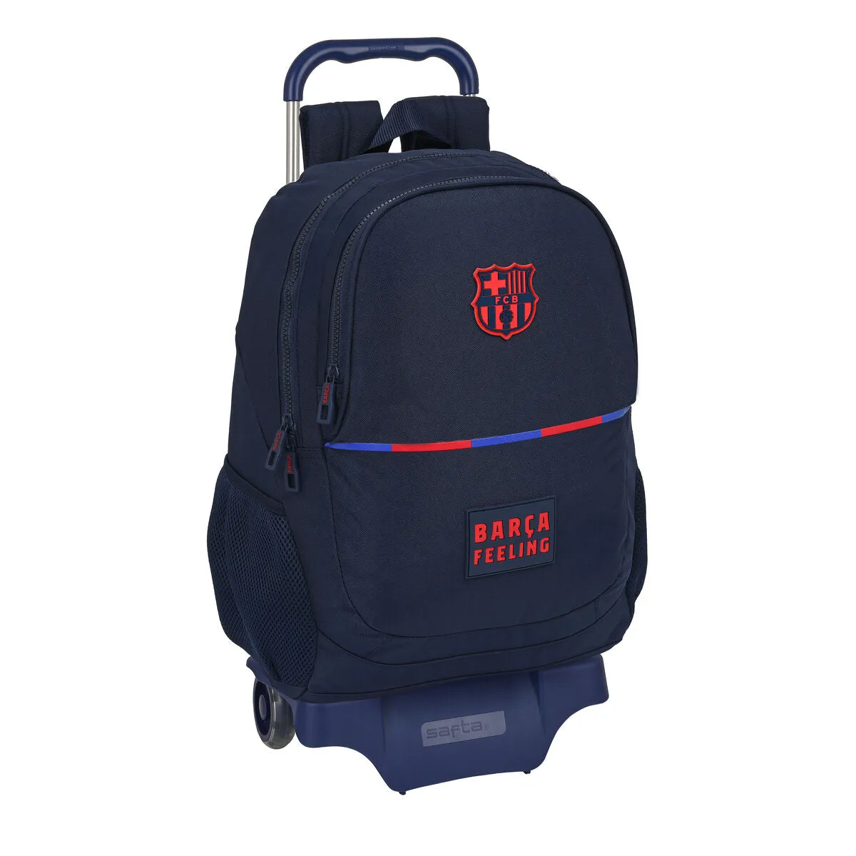 School Rucksack with Wheels F.C. Barcelona (32 x 44 x 16 cm)