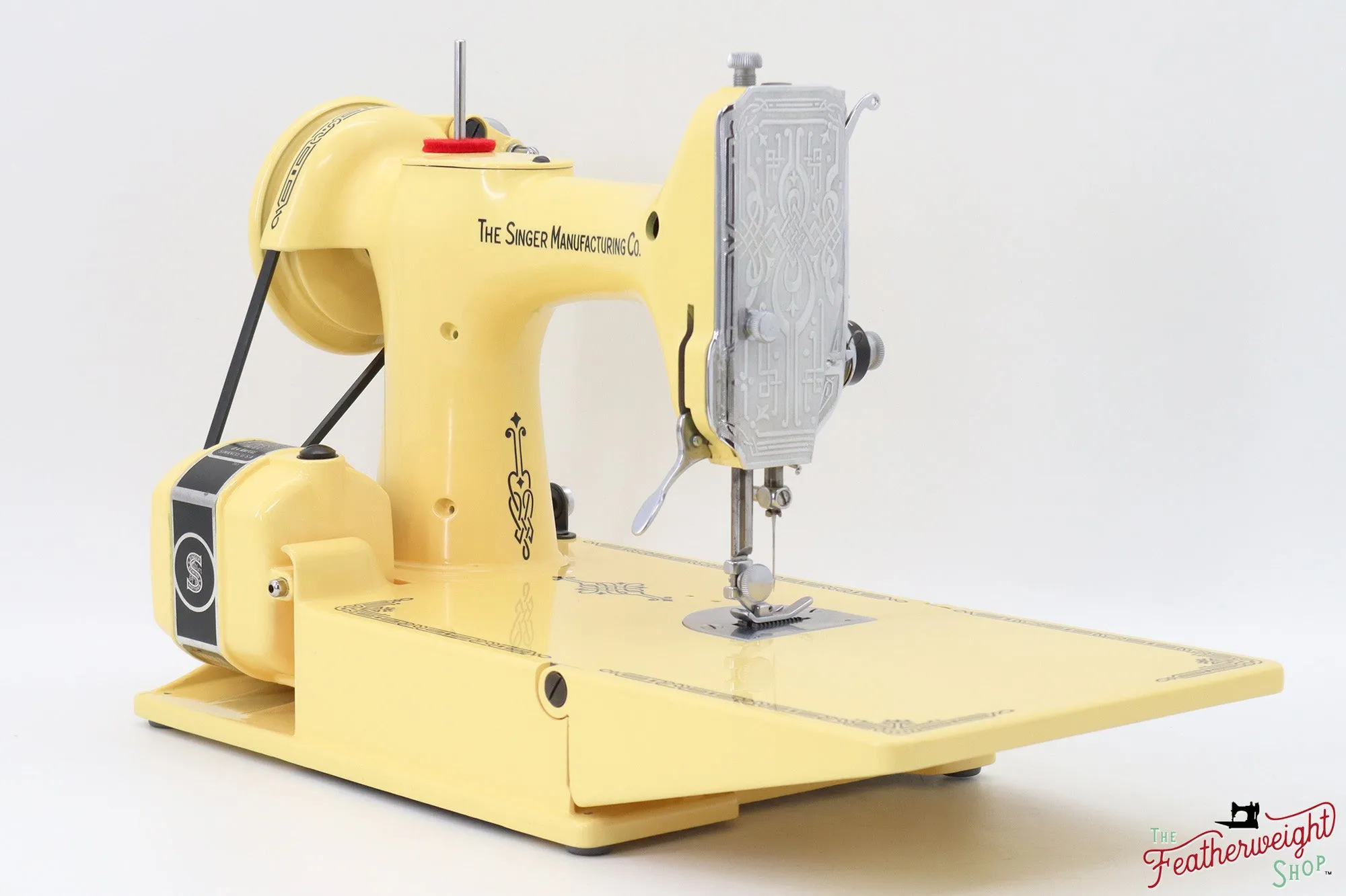 Singer Featherweight 221, AG805*** - Fully Restored in Happy Yellow