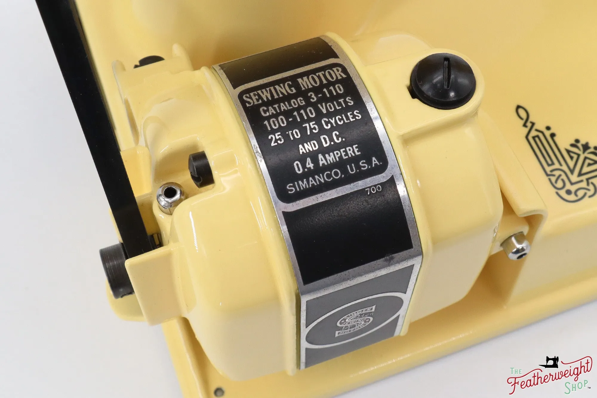 Singer Featherweight 221, AG805*** - Fully Restored in Happy Yellow