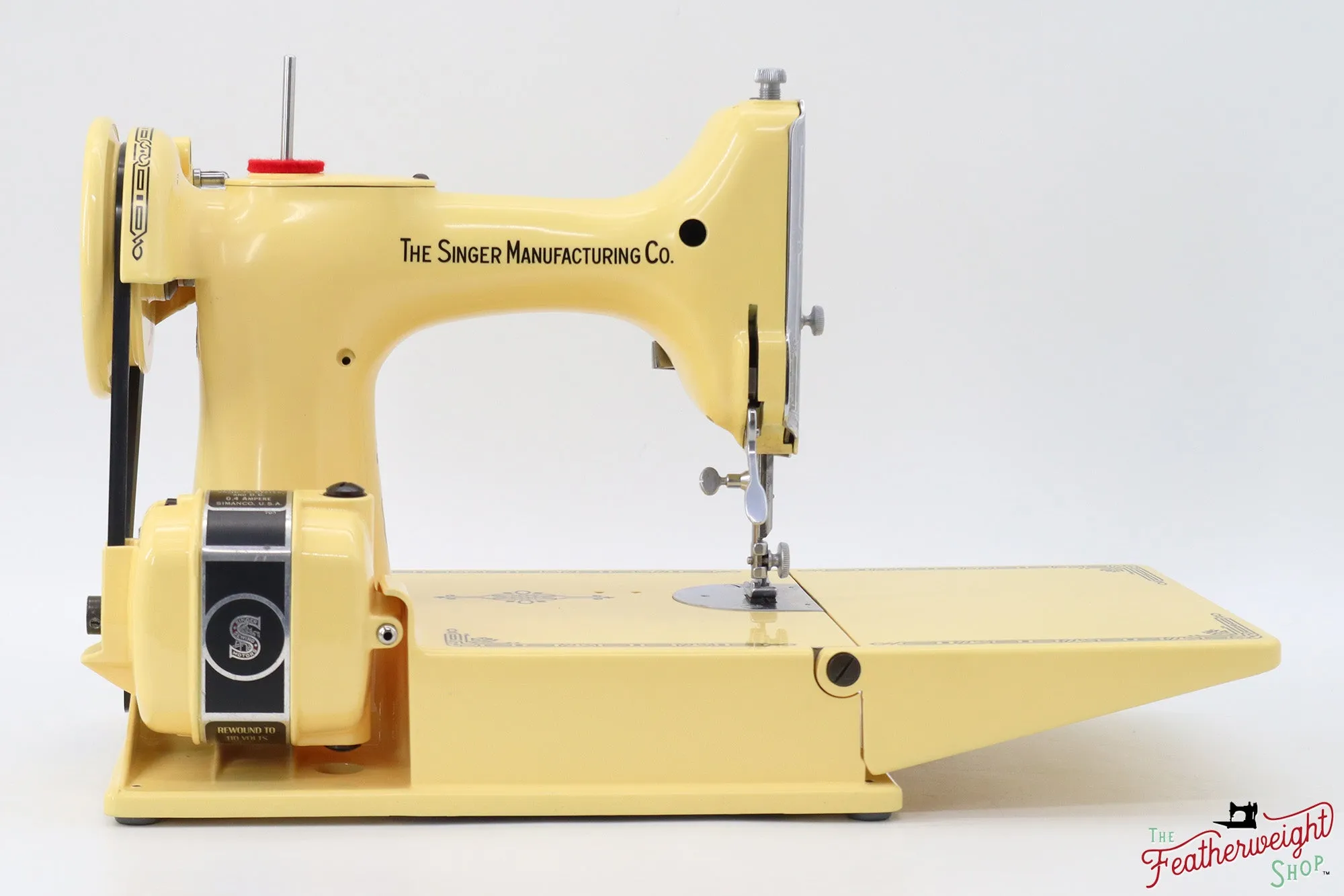 Singer Featherweight 221, AG805*** - Fully Restored in Happy Yellow