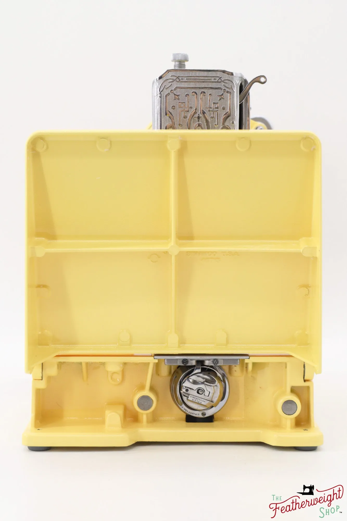 Singer Featherweight 221, AG805*** - Fully Restored in Happy Yellow