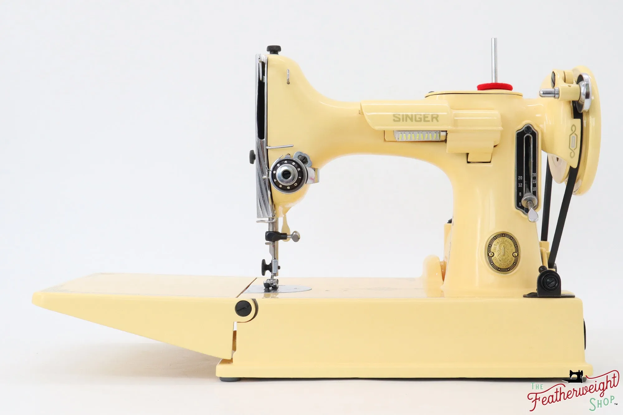 Singer Featherweight 221, AK578*** - Fully Restored in Happy Yellow