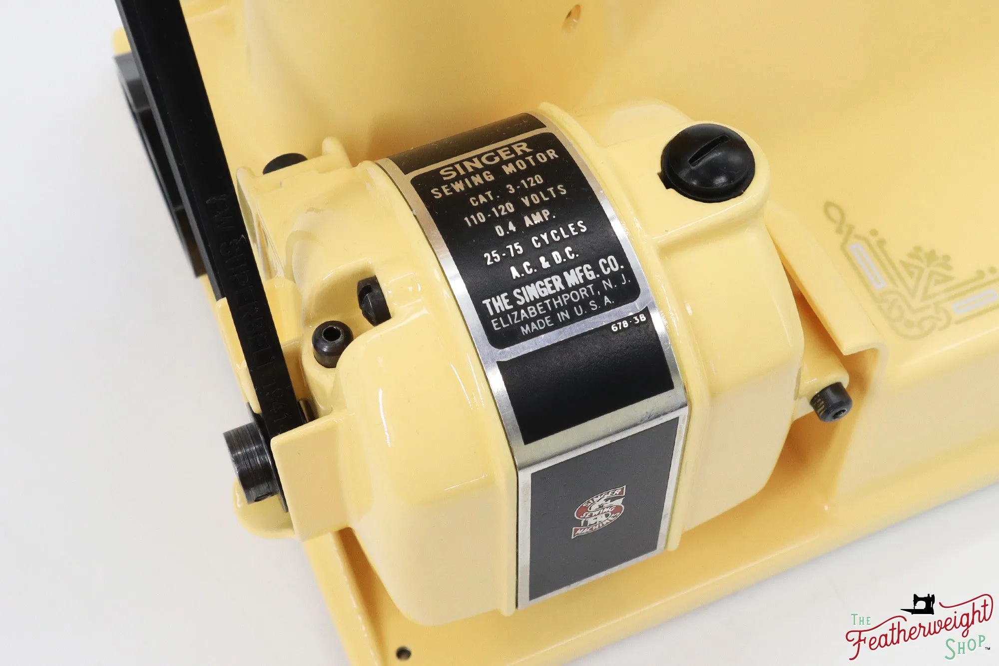 Singer Featherweight 221, AK578*** - Fully Restored in Happy Yellow