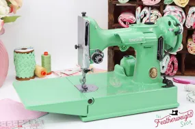 Singer Featherweight 221, AL174*** - Fully Restored in Jadeite Milky Green