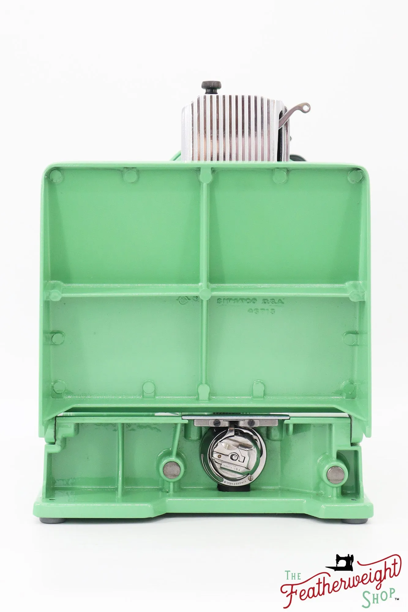 Singer Featherweight 221, AL174*** - Fully Restored in Jadeite Milky Green