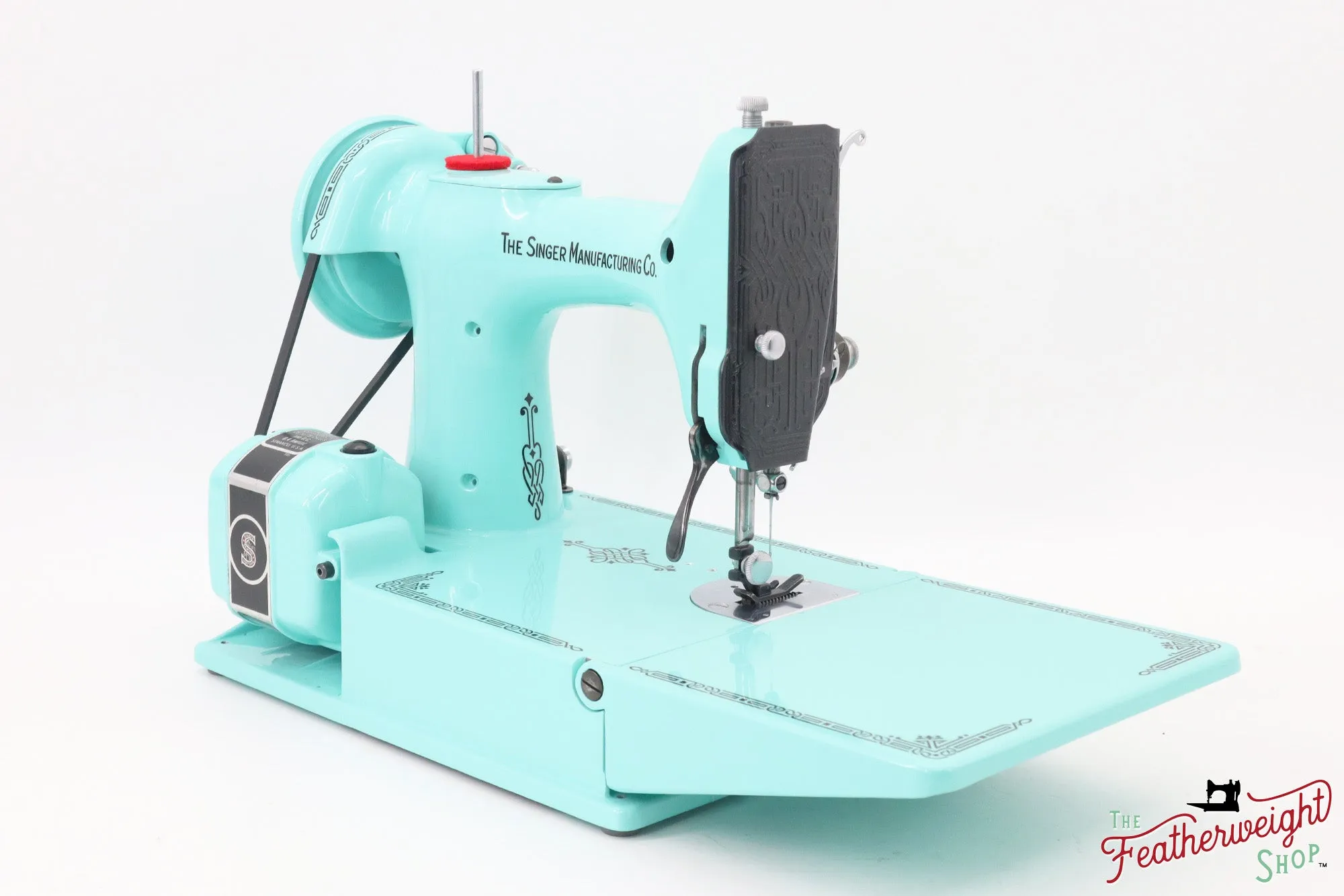 Singer Featherweight 221, RARE - Blackside, AG014*** - Fully Restored in Tiffany Blue