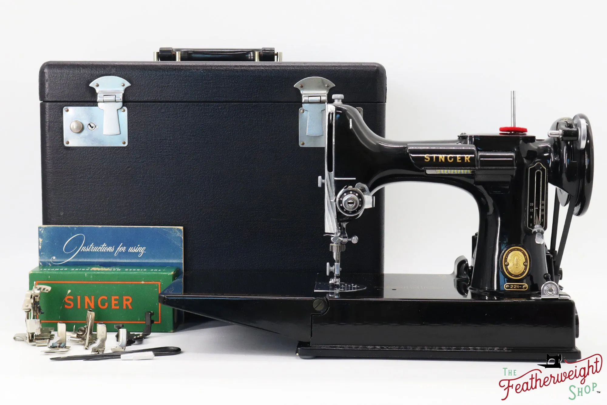 Singer Featherweight 221 Sewing Machine, AM185*** - 1955