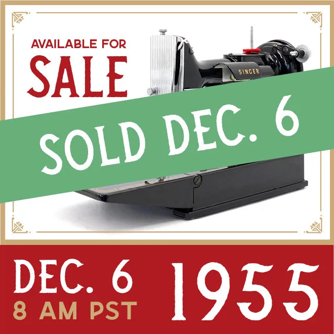 Singer Featherweight 221 Sewing Machine, AM185*** - 1955