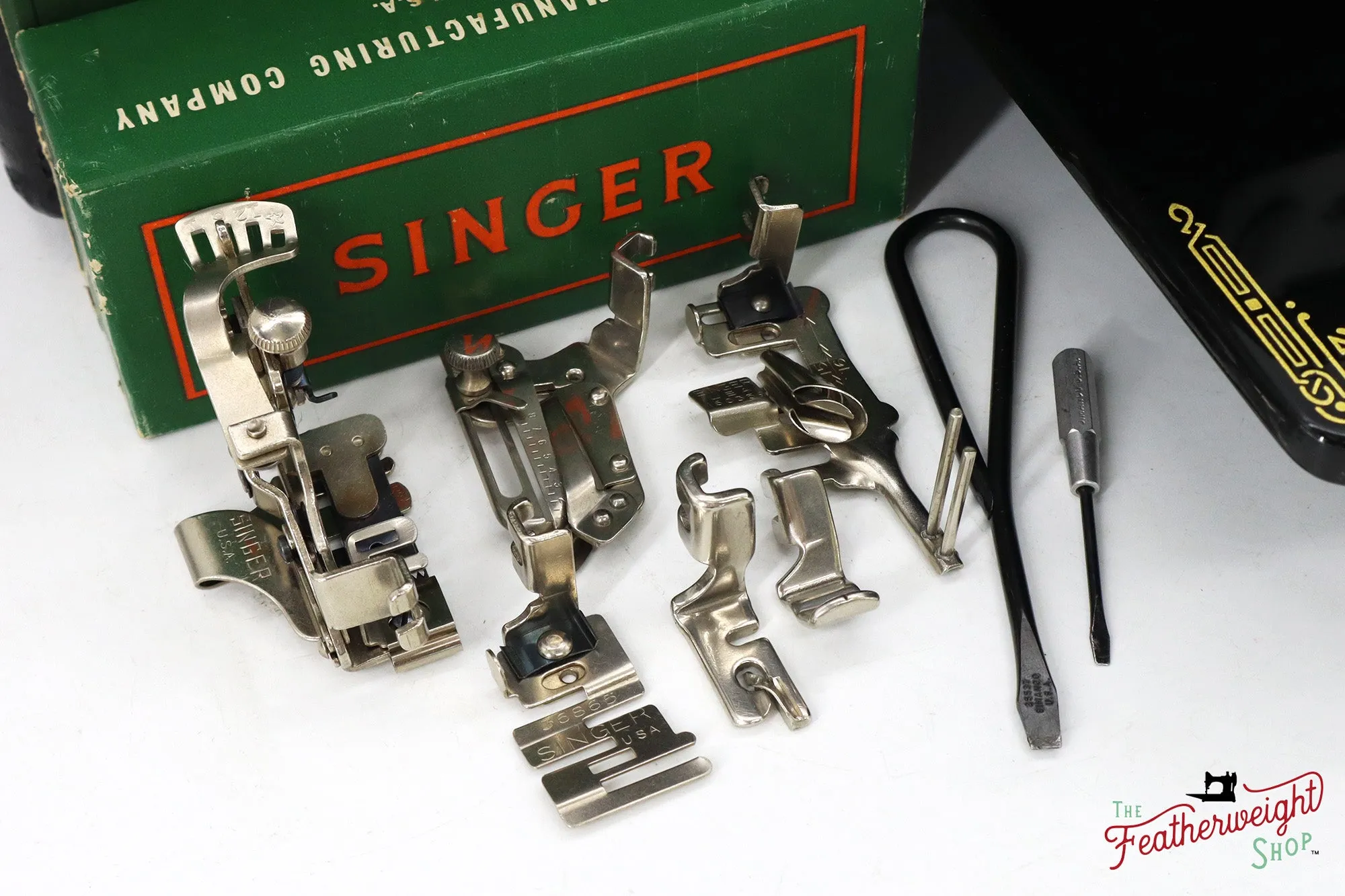 Singer Featherweight 221 Sewing Machine, Centennial: AK394***