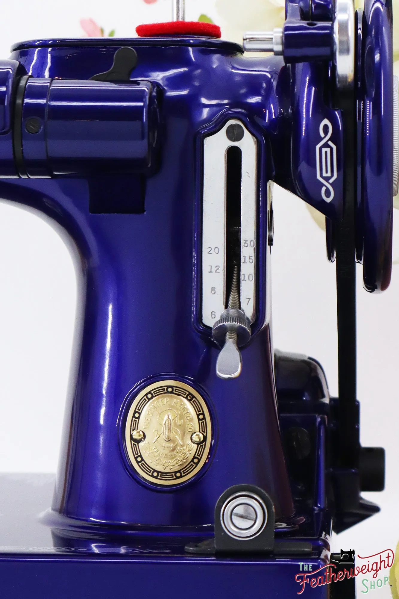 Singer Featherweight 221K, 1951 - EG438*** - Fully Restored in Cobalt Blue