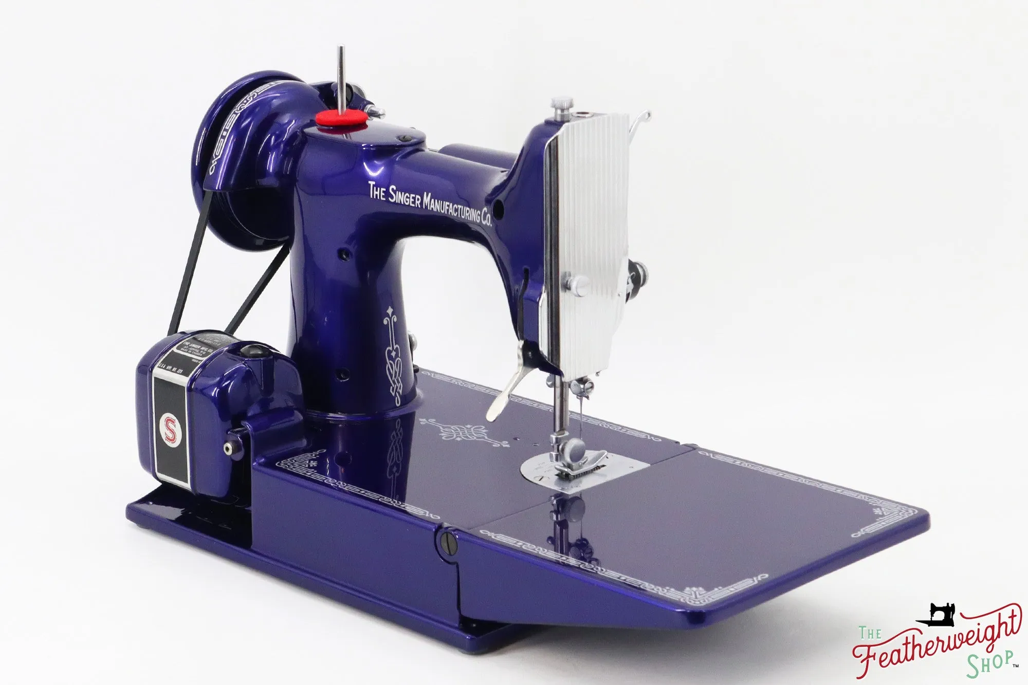 Singer Featherweight 221K, 1951 - EG438*** - Fully Restored in Cobalt Blue