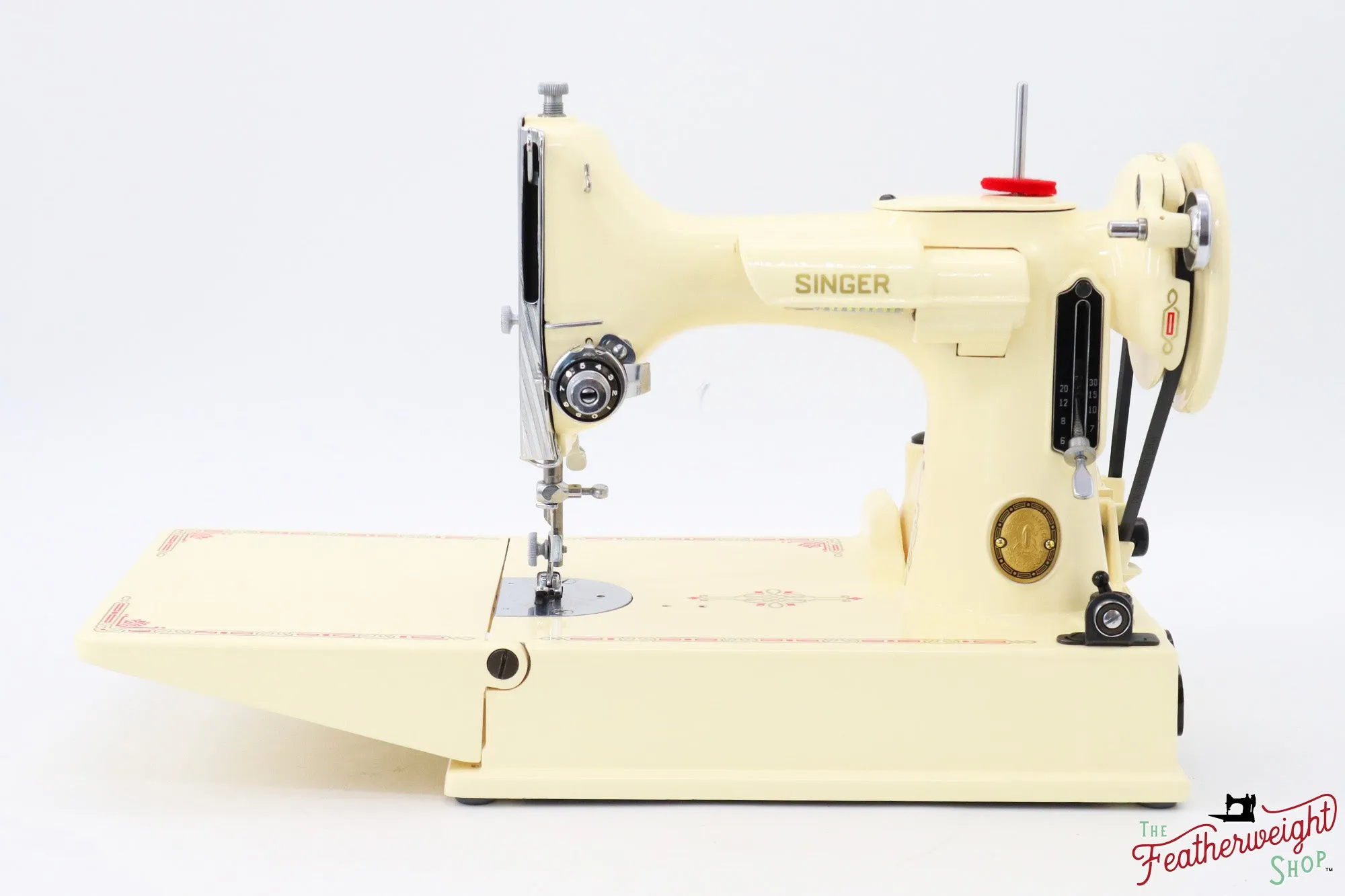 Singer Featherweight 221K, EH890*** - Fully Restored in Sugar Cookie