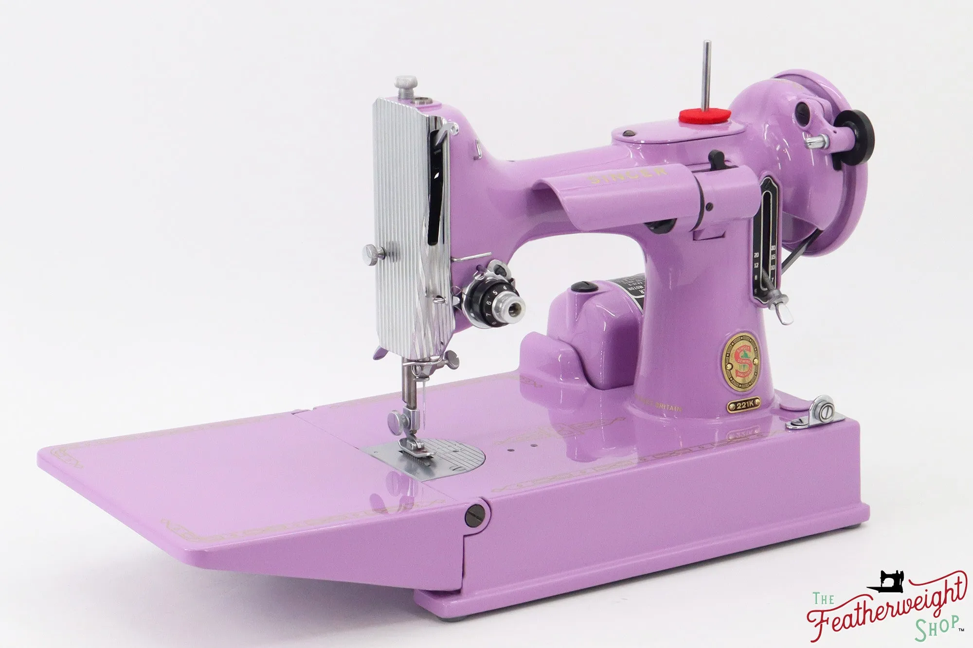 Singer Featherweight 221K, Red 'S', ES2430** - Fully Restored in Lilac