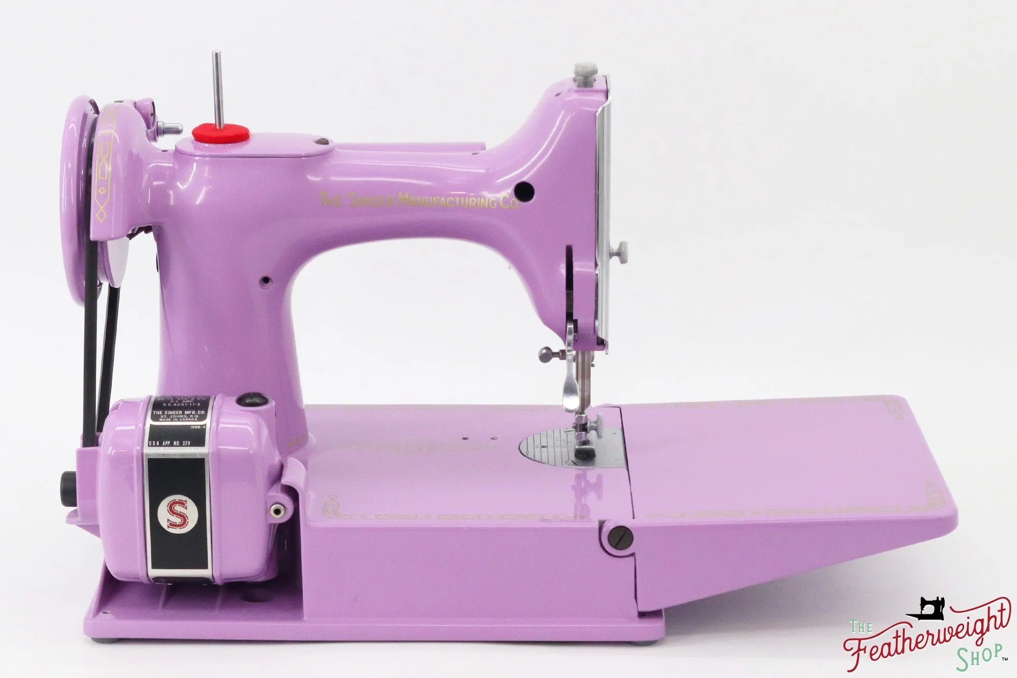 Singer Featherweight 221K, Red 'S', ES2430** - Fully Restored in Lilac