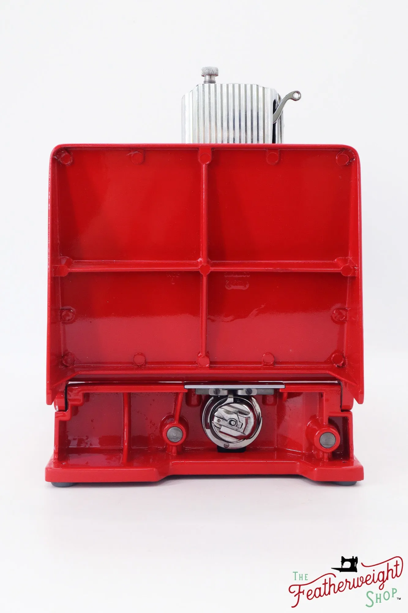 Singer Featherweight 221K, Red 'S', ES874*** - Fully Restored in Liberty Red