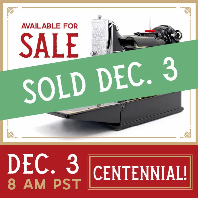 Singer Featherweight 221K Sewing Machine, Centennial: EG4352**