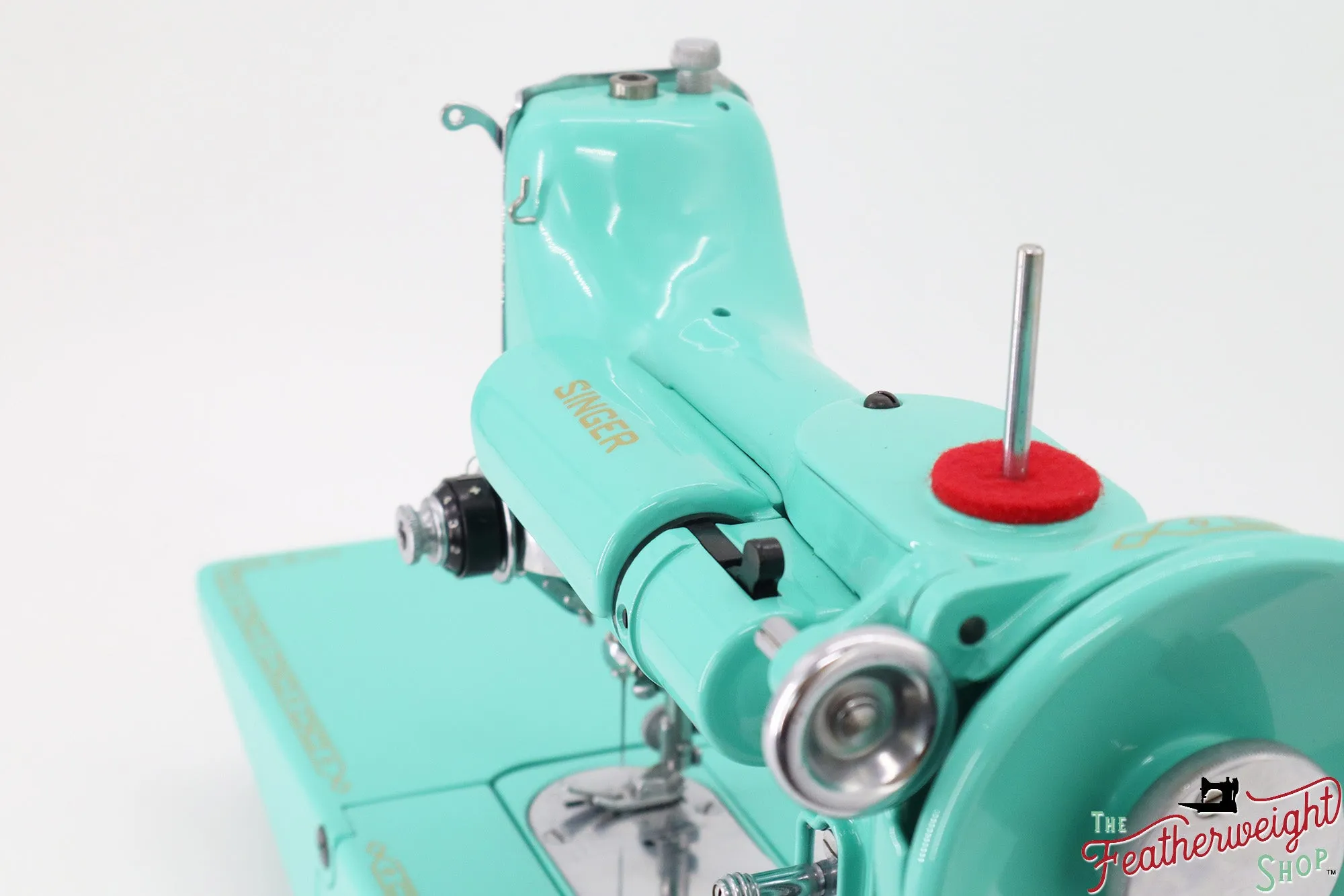 Singer Featherweight 222K, EJ2678** - Fully Restored in Caribbean Sea Green