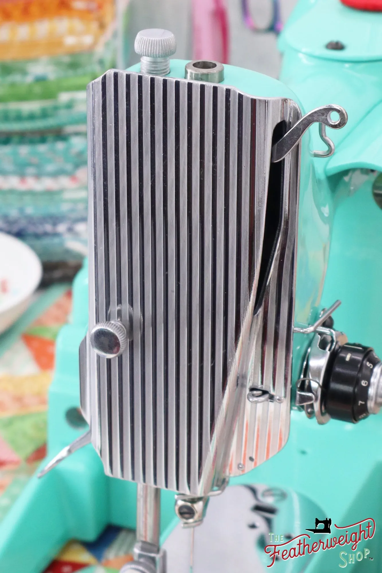 Singer Featherweight 222K, EJ2678** - Fully Restored in Caribbean Sea Green