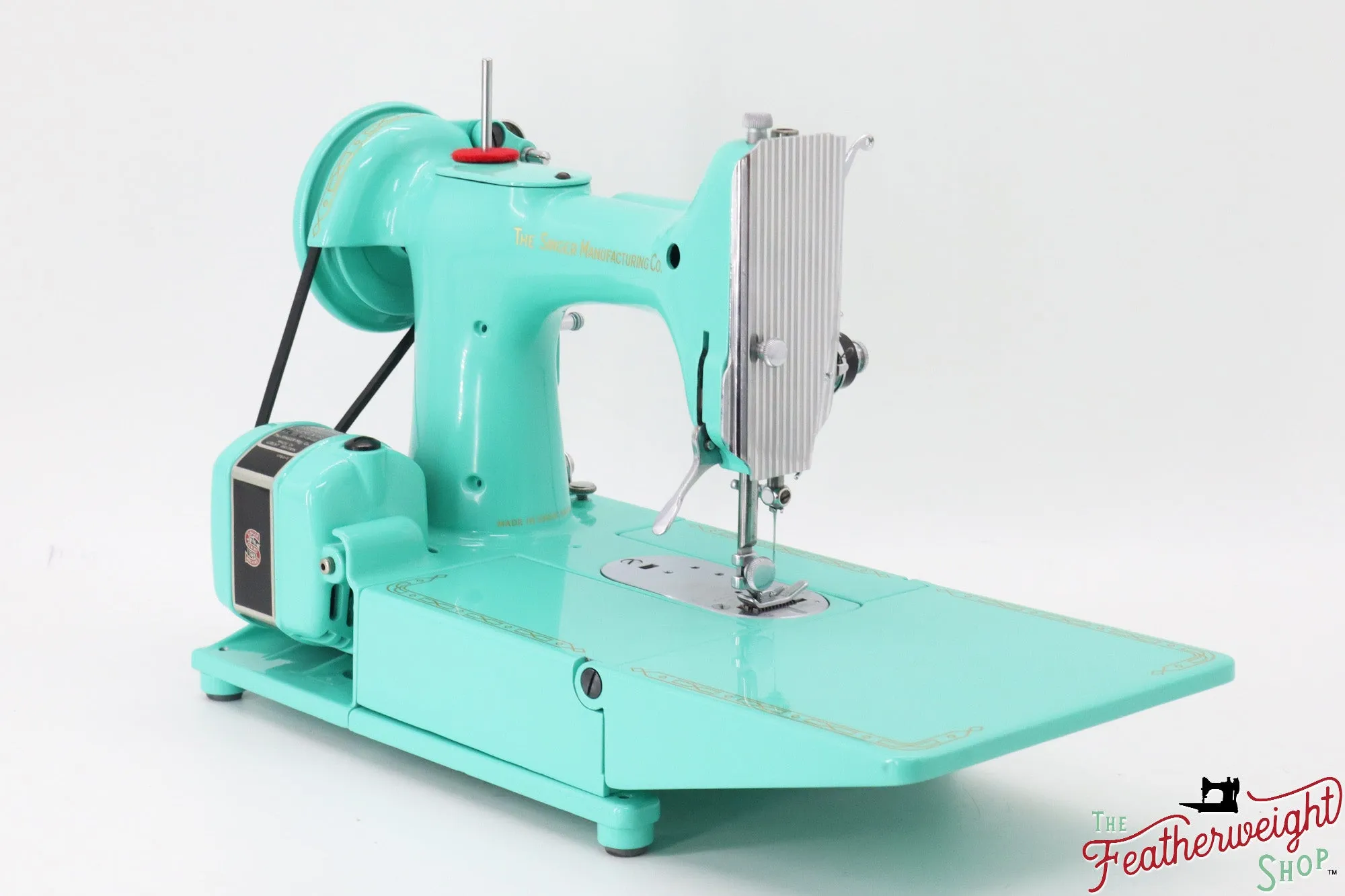 Singer Featherweight 222K, EJ2678** - Fully Restored in Caribbean Sea Green