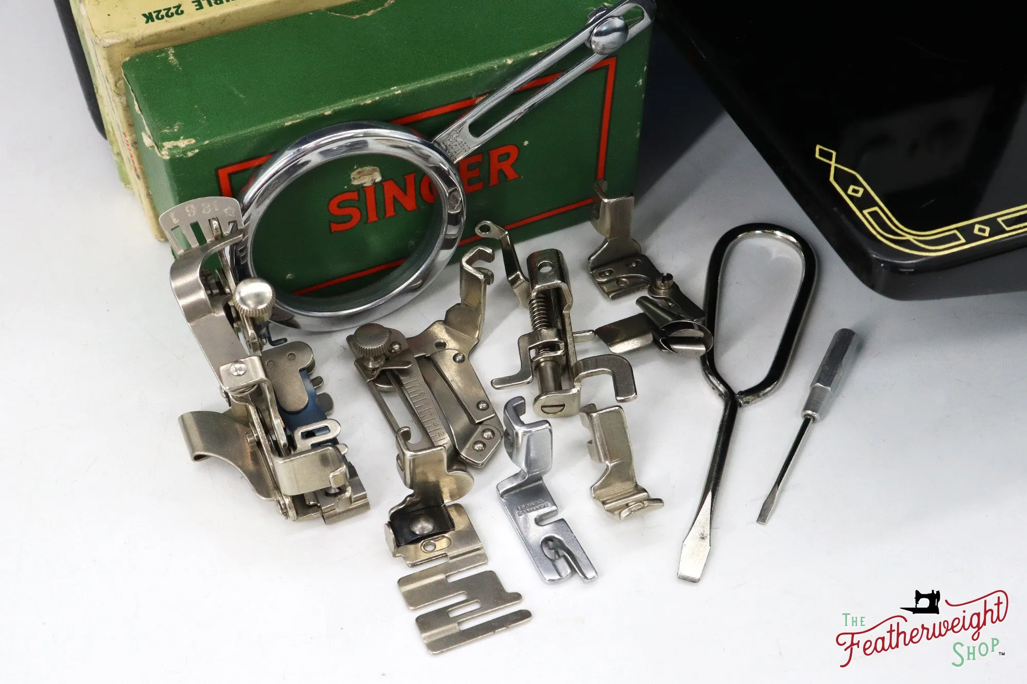 Singer Featherweight 222K Sewing Machine - EL17718*, 1956