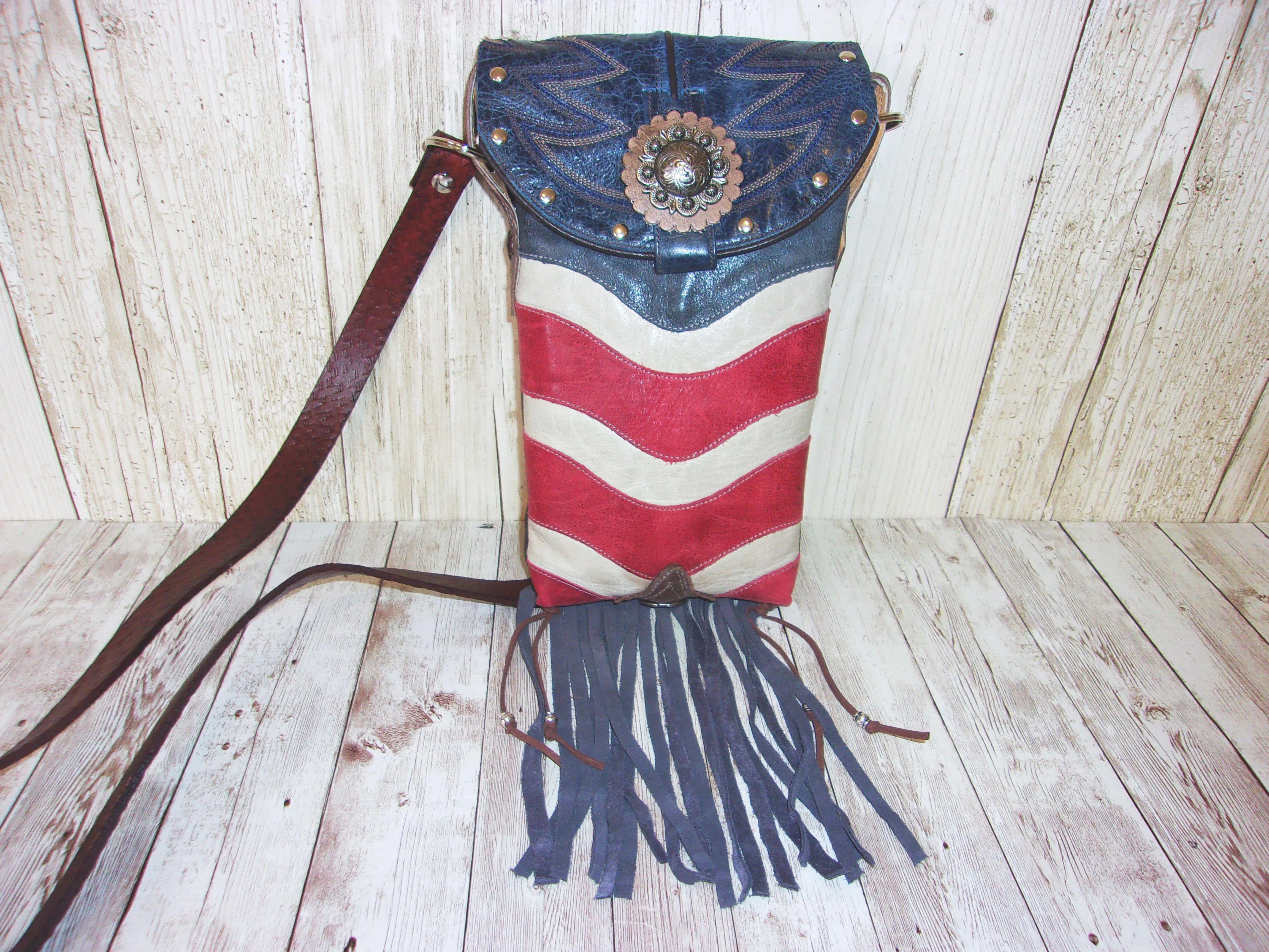 Small Concealed Carry Purse with Fringe CB90