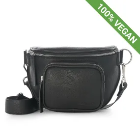 Sport belt bag | Palermo  | Black | Vegan