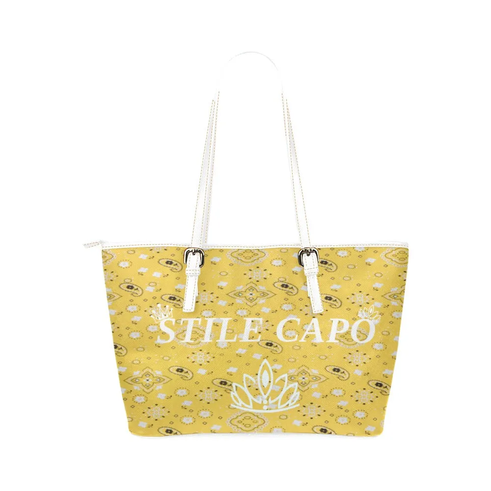 STILE CAPO QUEENS YELLOW WTS TOTE BAG.