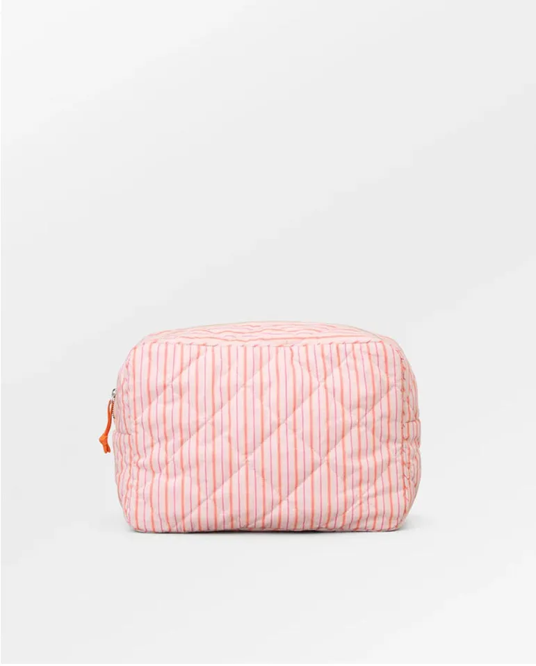 Stripel Malin Stripe Wash bag Candy Pink/Navy