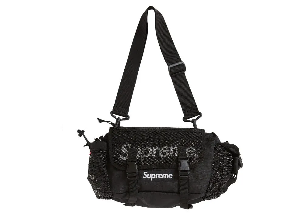 Supreme Black Mesh Waist Bag (SS20)