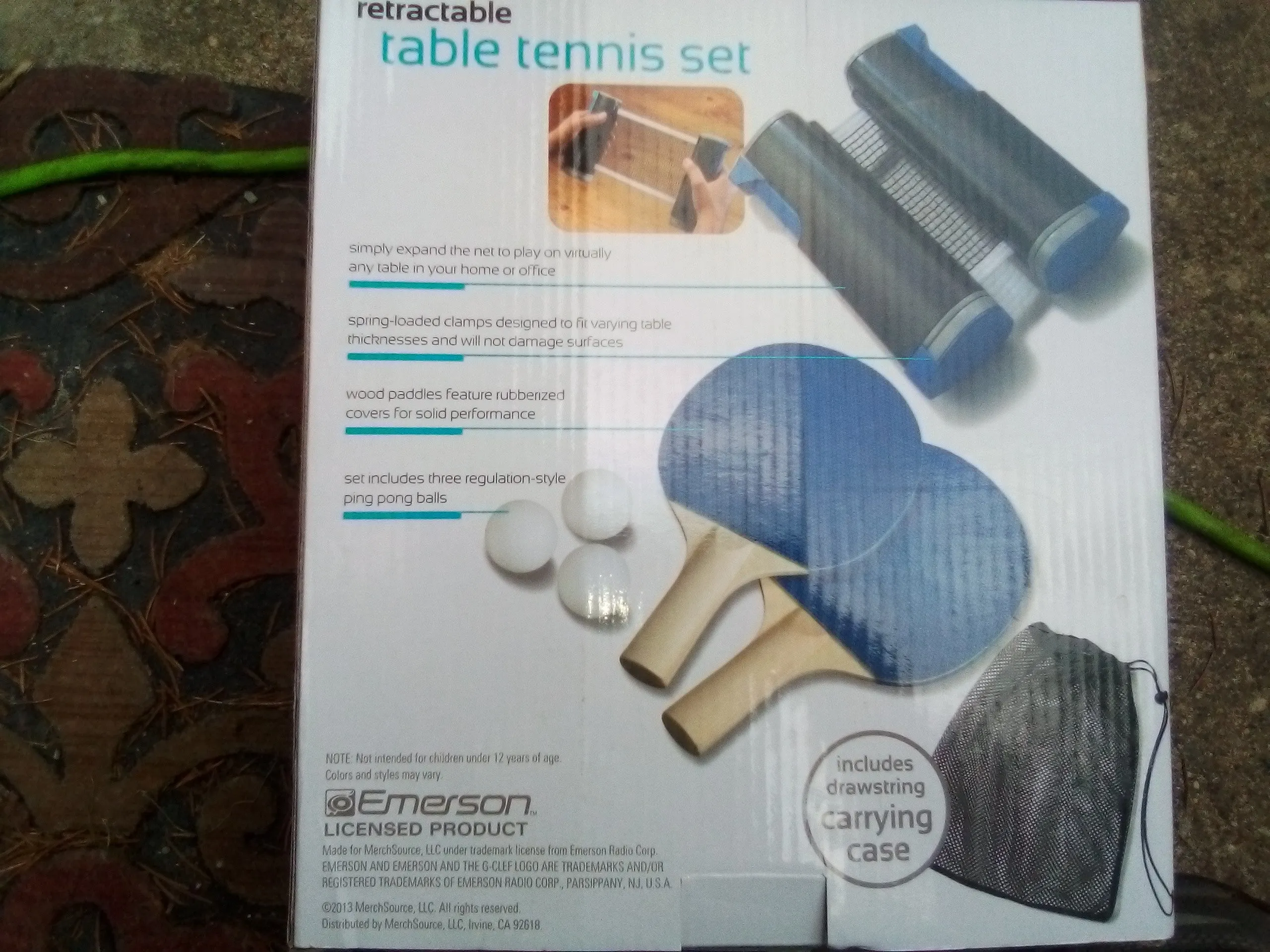 Tabletop Tablet Tennis Set