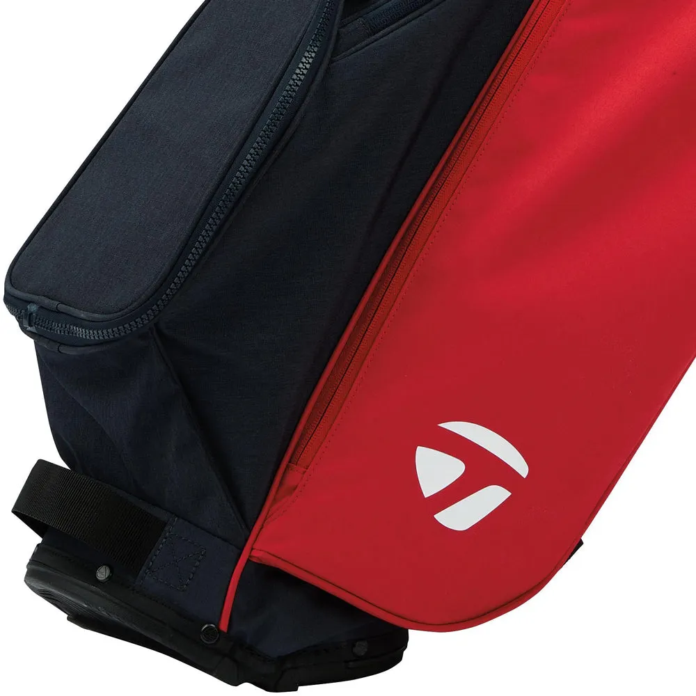 TaylorMade Flextech Carry Stand Bag - Dark Navy/Red