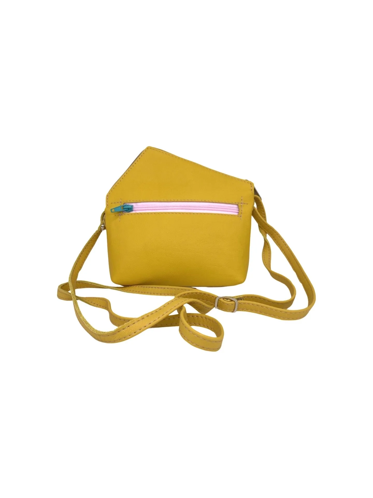 Tiny TRIANGLE bag (BRANCH - yellow / pink / teal)