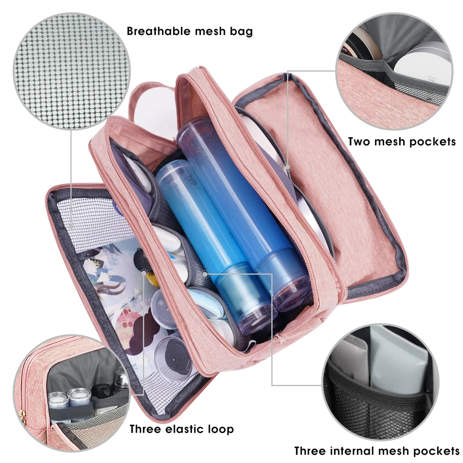 Toiletry Bag Dopp Kit for Traveling