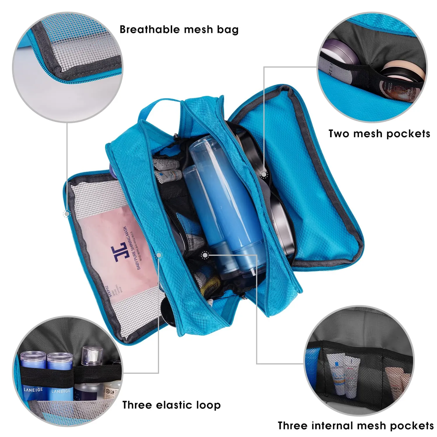 Toiletry Bag Dopp Kit for Traveling