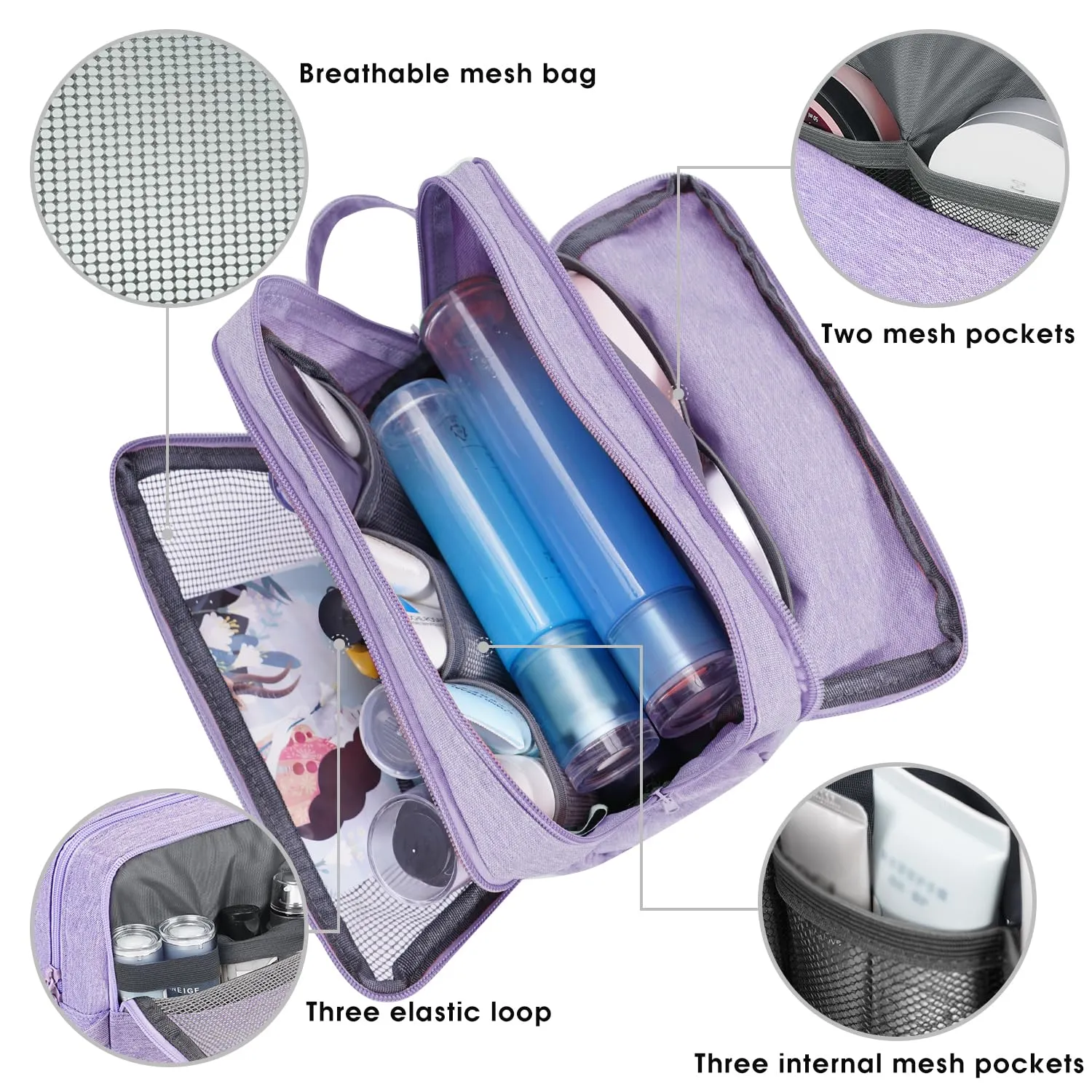 Toiletry Bag Dopp Kit for Traveling