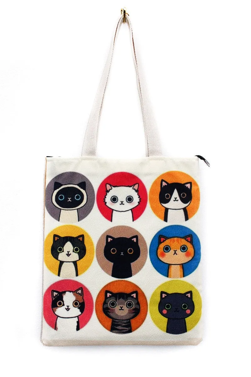 Tote Bag - Nine Cats