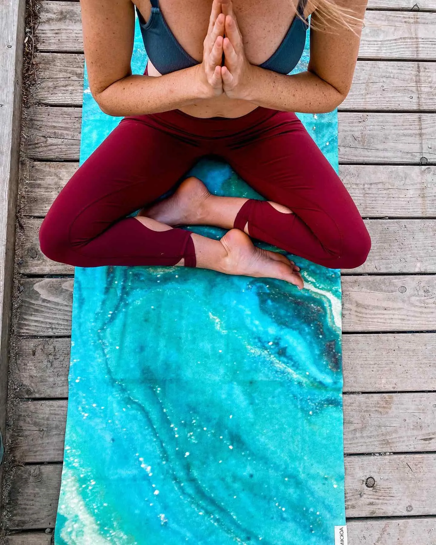 Travel Yoga Mat – Galaxy Aurora