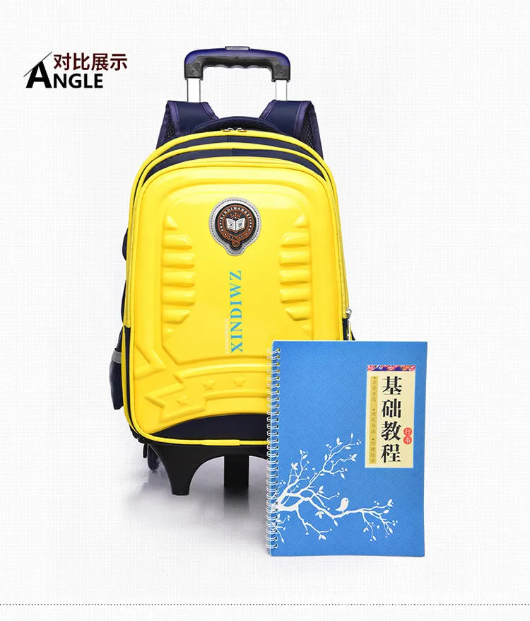 Trolley Children School Bags With Wheels For Girls Boys Mochila Kids Backpack Trolley Luggage backpack Escolar Backbag Schoolbag