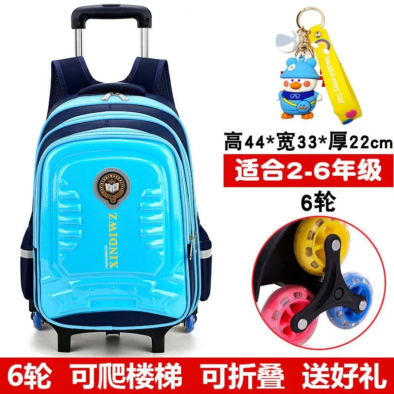 Trolley Children School Bags With Wheels For Girls Boys Mochila Kids Backpack Trolley Luggage backpack Escolar Backbag Schoolbag