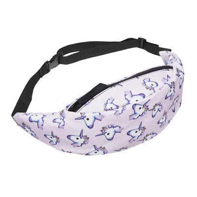 Unicorn fanny pack fashion waist bag