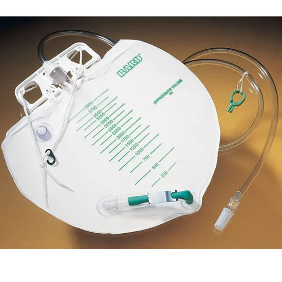 Urinary Drainage Bag, Large Capacity 4000cc with Anti-Reflux Valve - Bard 153509