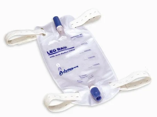 Urine Leg Bag 600 mL by Dynarex