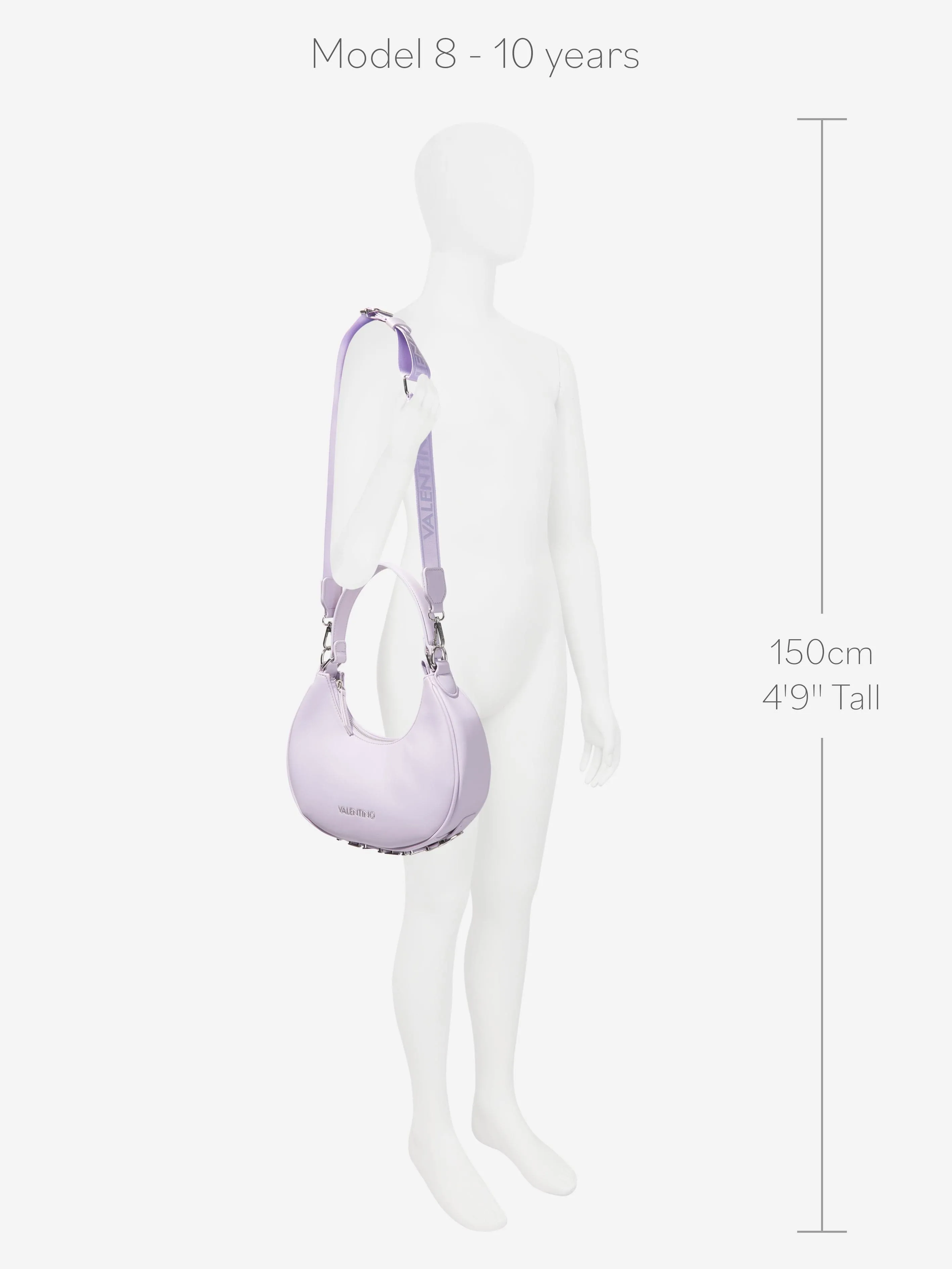 Valentino Girls Coconut Hobo Bag in Lilac