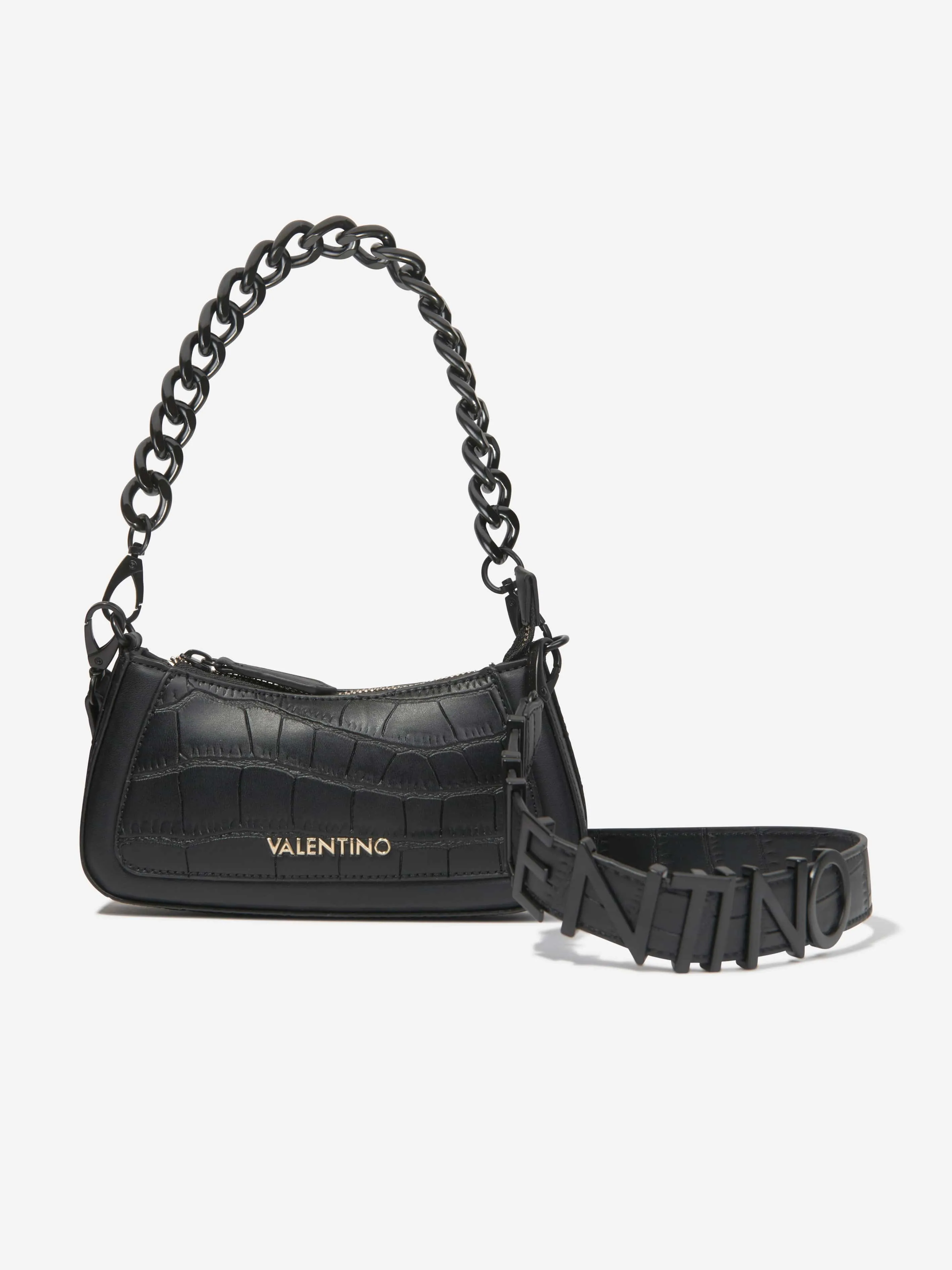 Valentino Girls Surrey Shoulder Bag in Black (31.9cm)