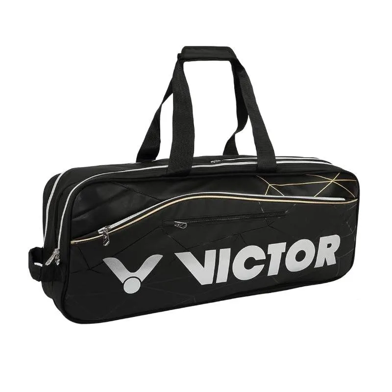 VICTOR BR9611-C (6pcs) Rectangular Racquet Bag Black/Gold