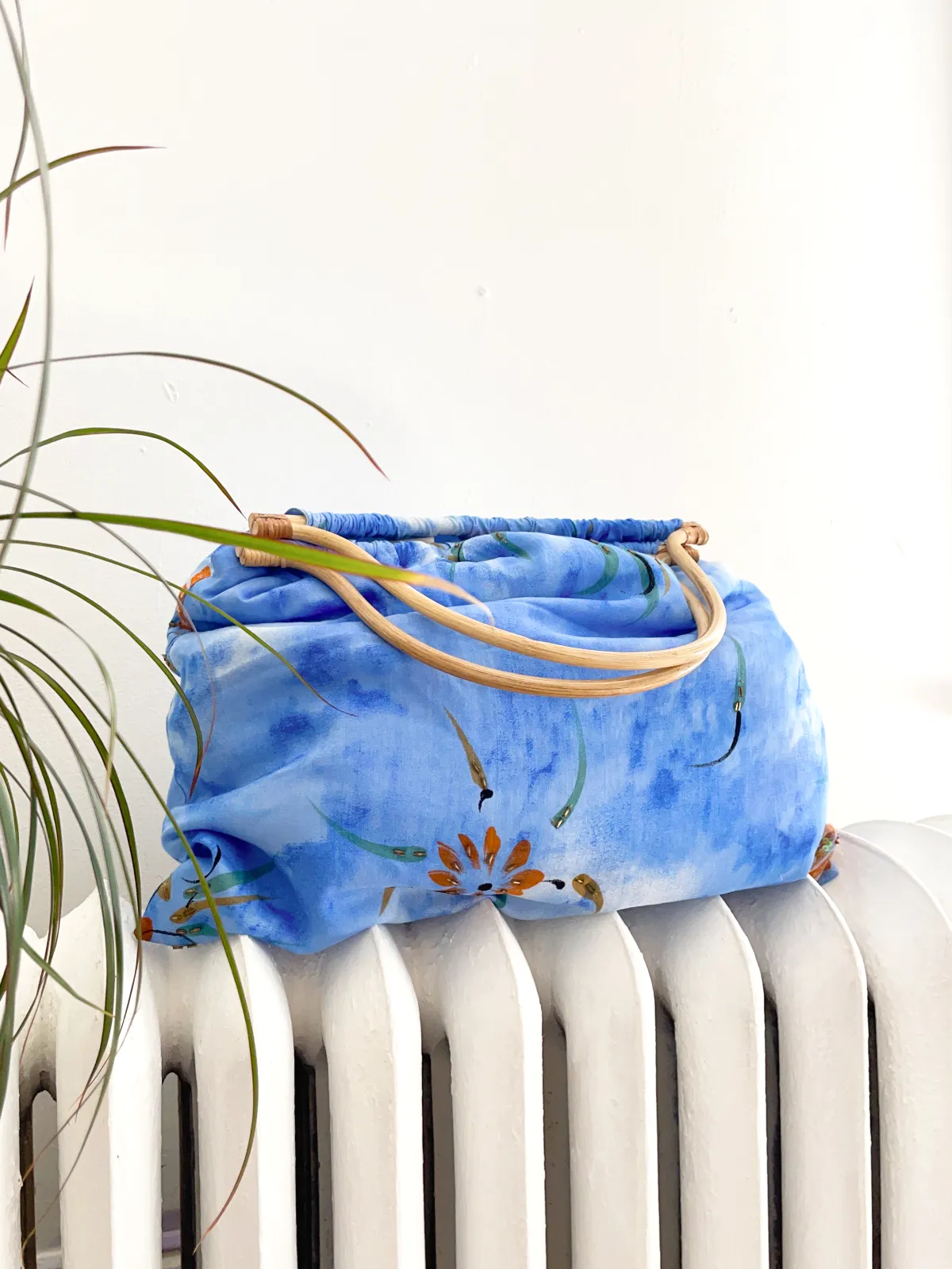 Vintage Sky Blue Cloud Bag