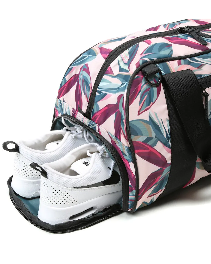 Vooray Burner Gym Duffel Bag  - Botanical  Pink