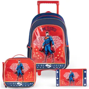 Warner Bros' Superman Time Tested Hero 3in1 Trolley Box set 18"