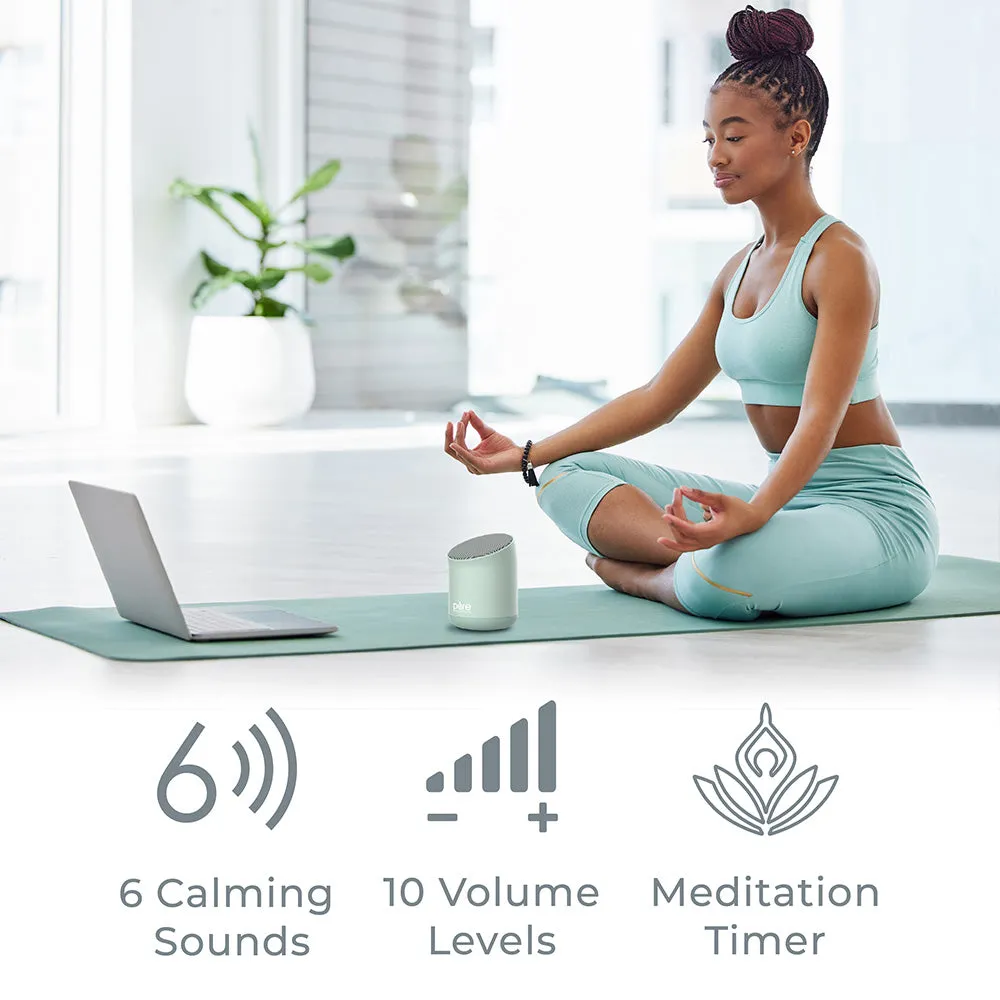 WAVE™ Mini Zen Soothing Sound Machine - Tranquil Green